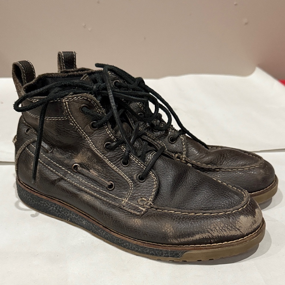 Justin Boots Dark Brown Chukka Boots